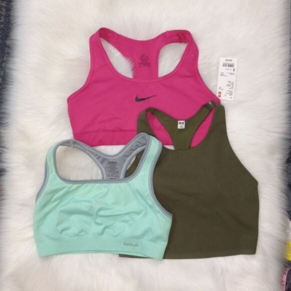 Nike / Uni Qlo Sports Bra Bundle Size S - Picture 1 of 11